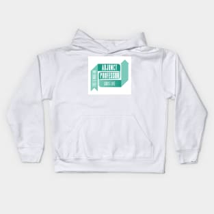 This is What an Adjunct Professor Looks Like - GREEN Kids Hoodie